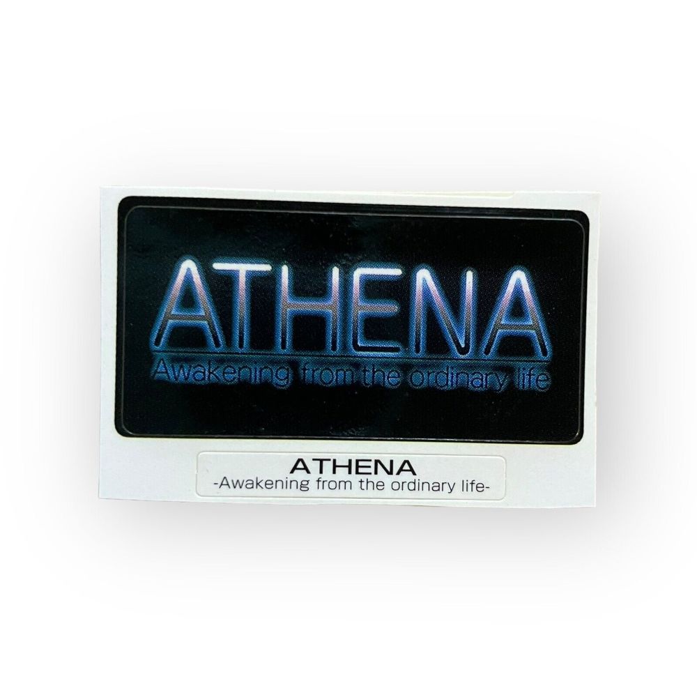 Sony PlayStation 1 PS1‎ Athena: Awakening from Ordinary Life Memory Card Sticker